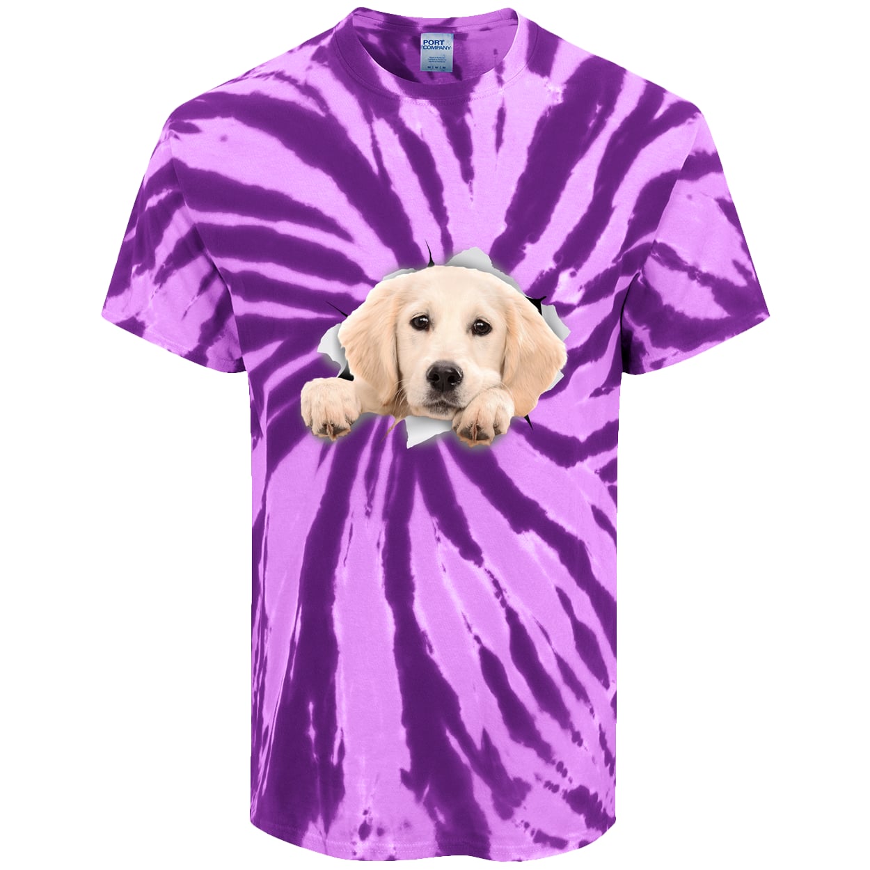 PC147 Port & Company Tie-Dye Tee - Purple