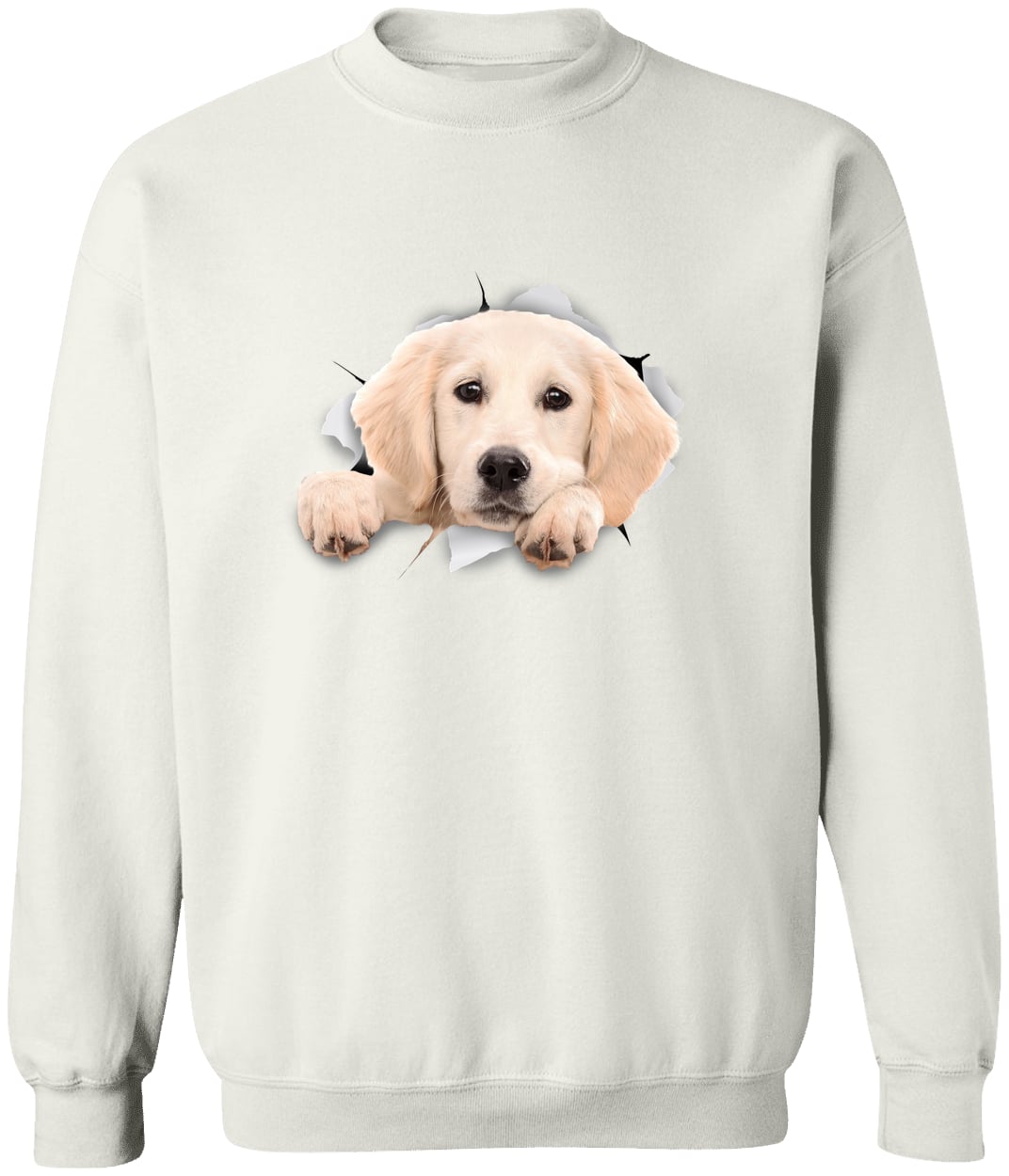 G180 Gildan Crewneck Pullover Sweatshirt - White