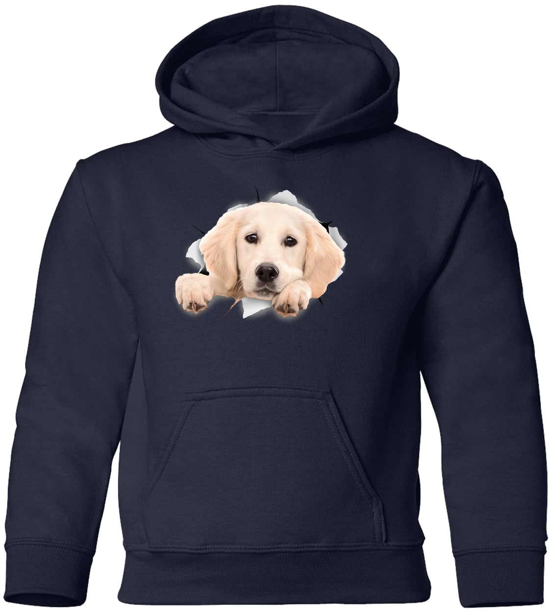 G185B Gildan Youth Pullover Hoodie - Navy