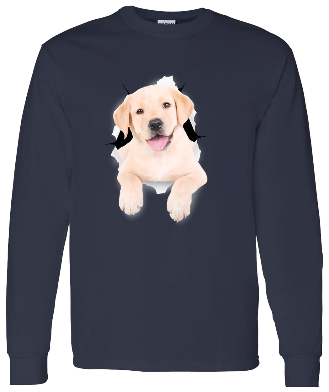 G540 LS T-Shirt 5.3 oz. - Navy