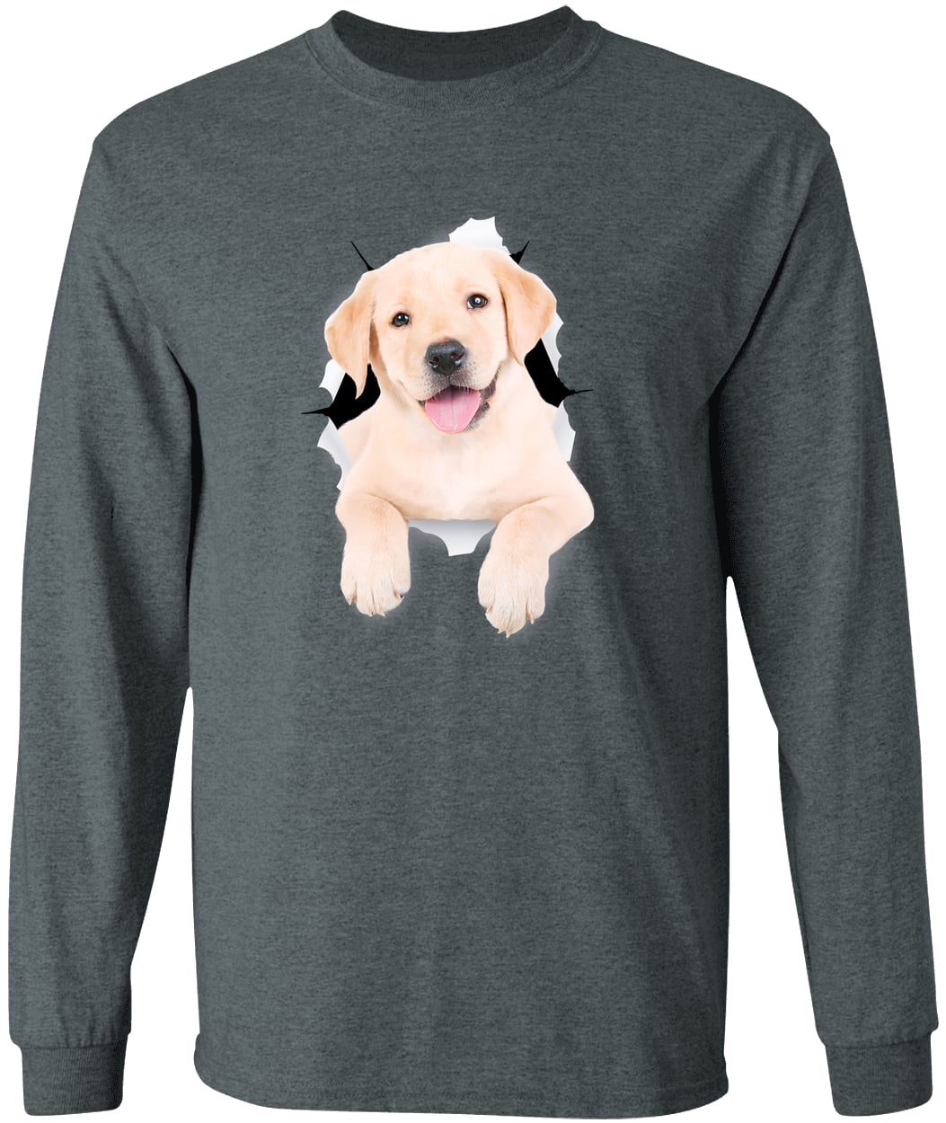 G540 LS T-Shirt 5.3 oz. - Dark Heather
