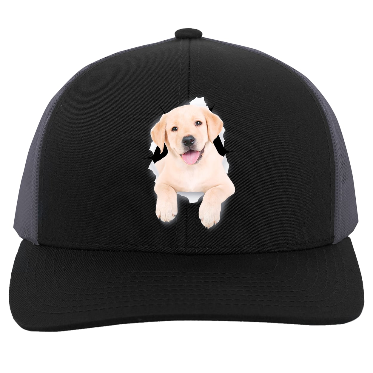 104C Trucker Snap Back - Black/Graphite