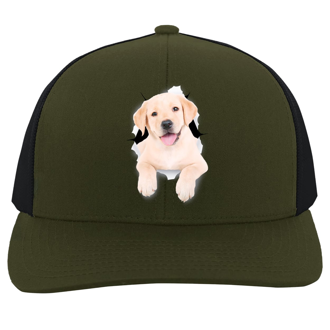 104C Trucker Snap Back - Moss/Charcoal