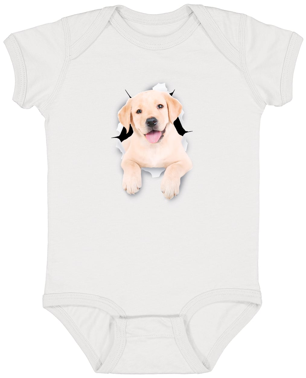 4424 Infant Fine Jersey Bodysuit - White