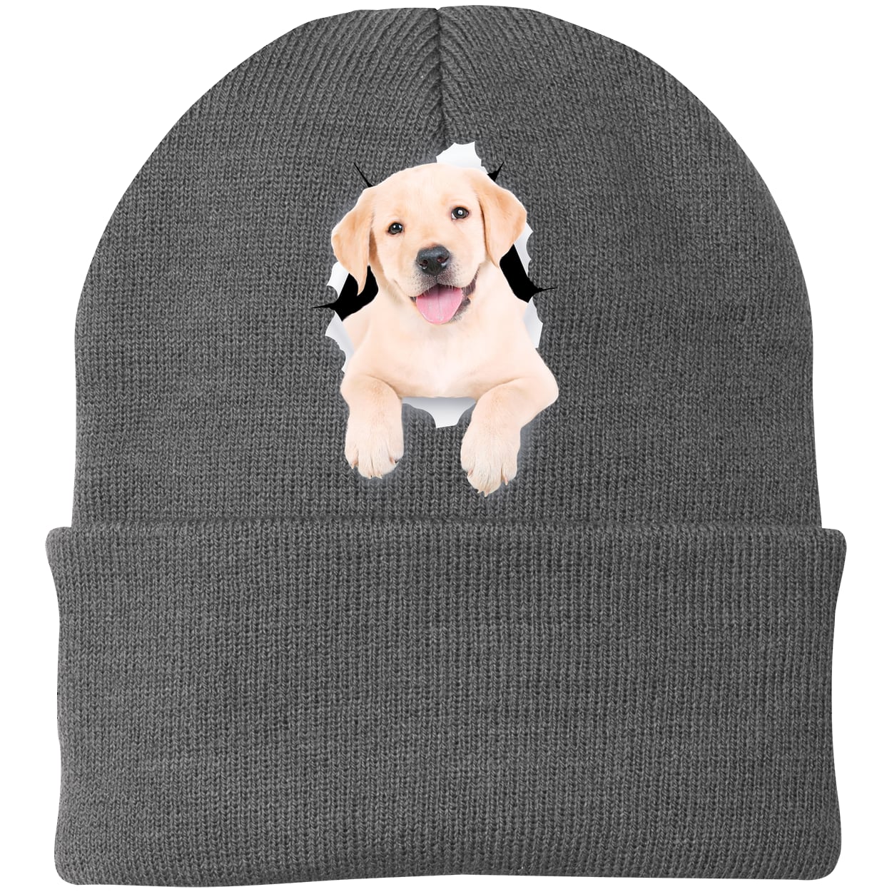 CP90 Port & Company Knit Beanie - Athletic Oxford