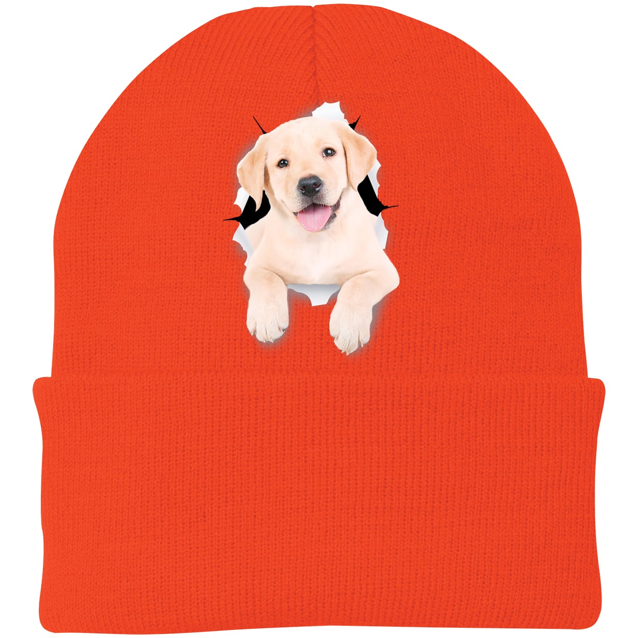 CP90 Port & Company Knit Beanie - Athletic Orange