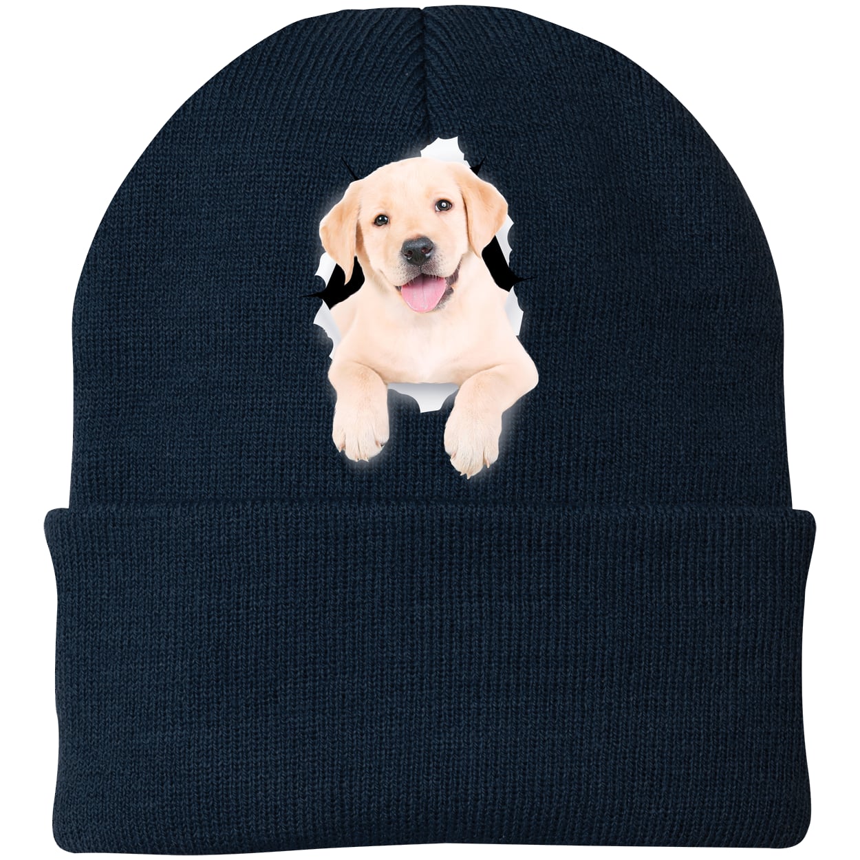 CP90 Port & Company Knit Beanie - Navy