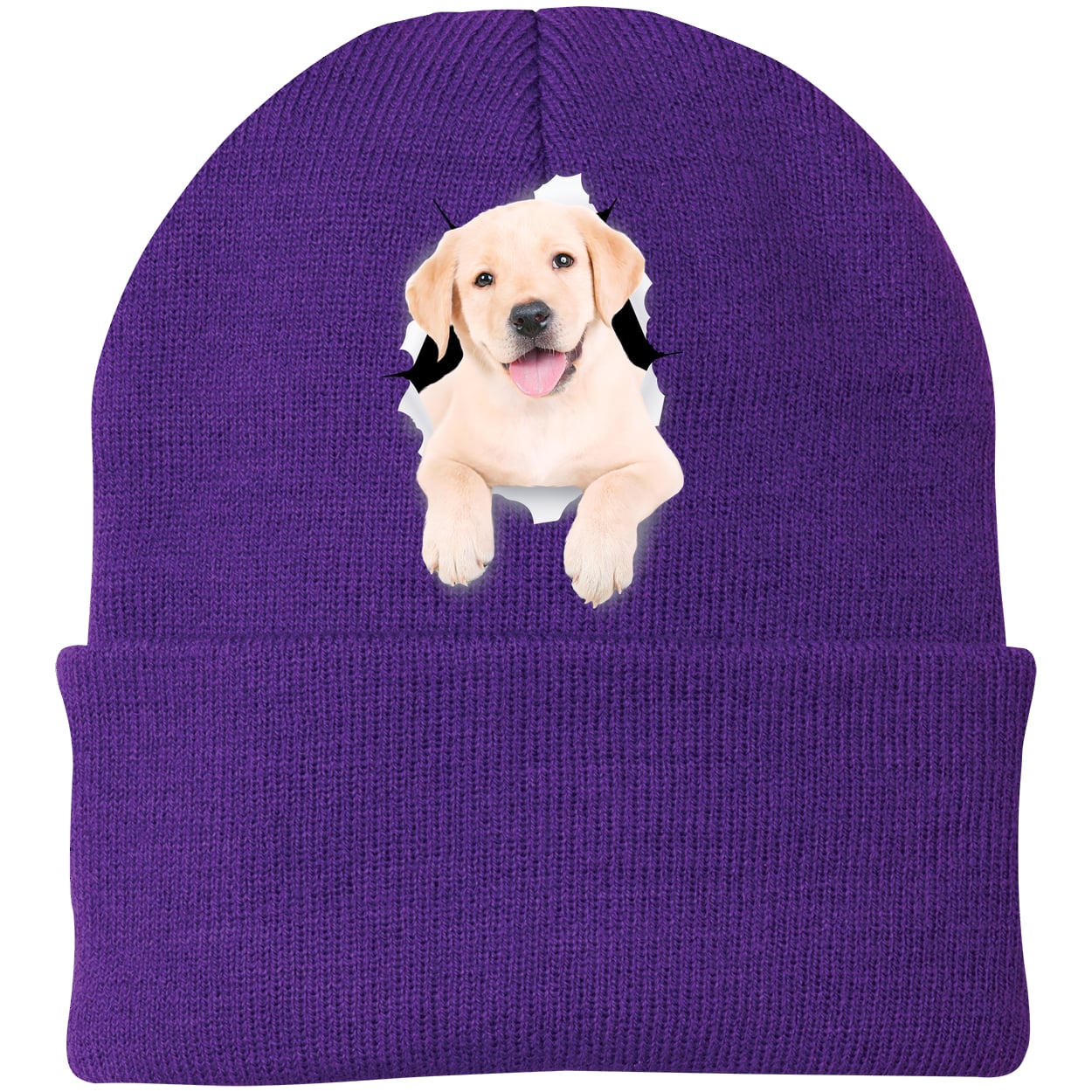 CP90 Port & Company Knit Beanie - Athletic Purple