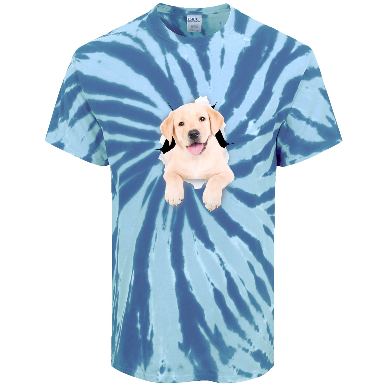 PC147 Port & Company Tie-Dye Tee - Royal