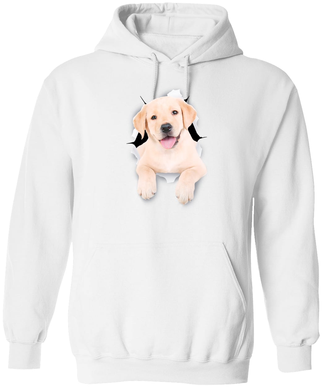 G185 Gildan Pullover Hoodie - White