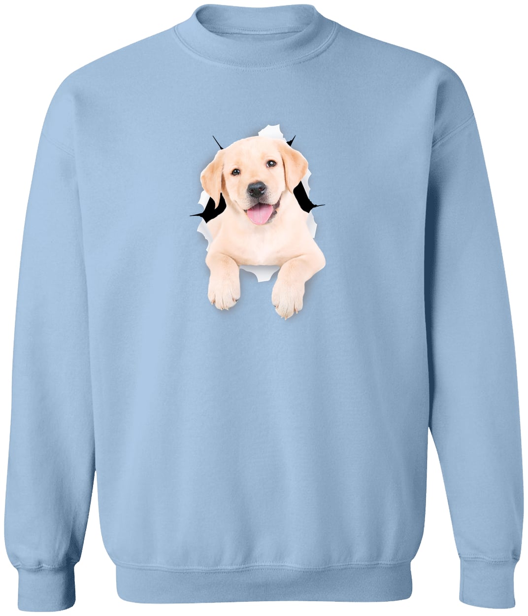 G180 Gildan Crewneck Pullover Sweatshirt - Light Blue