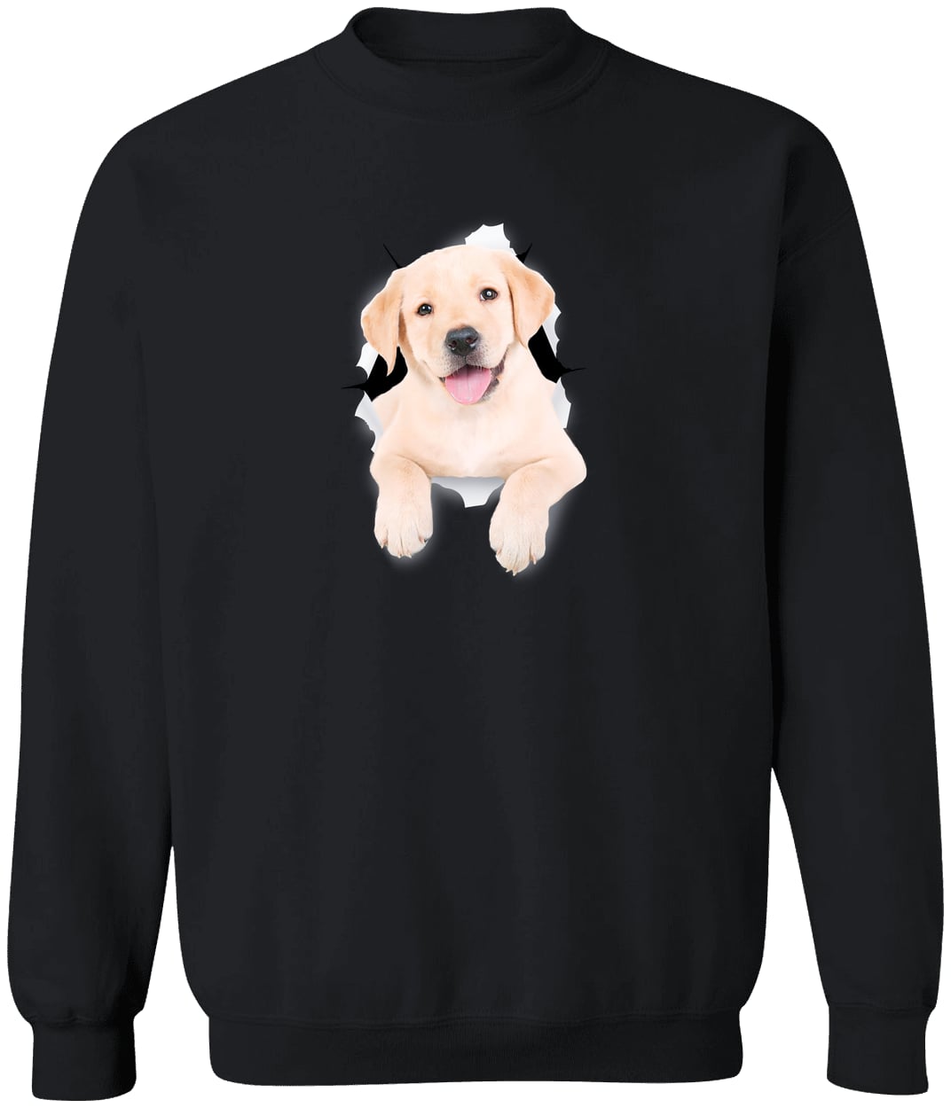 G180 Gildan Crewneck Pullover Sweatshirt - Black
