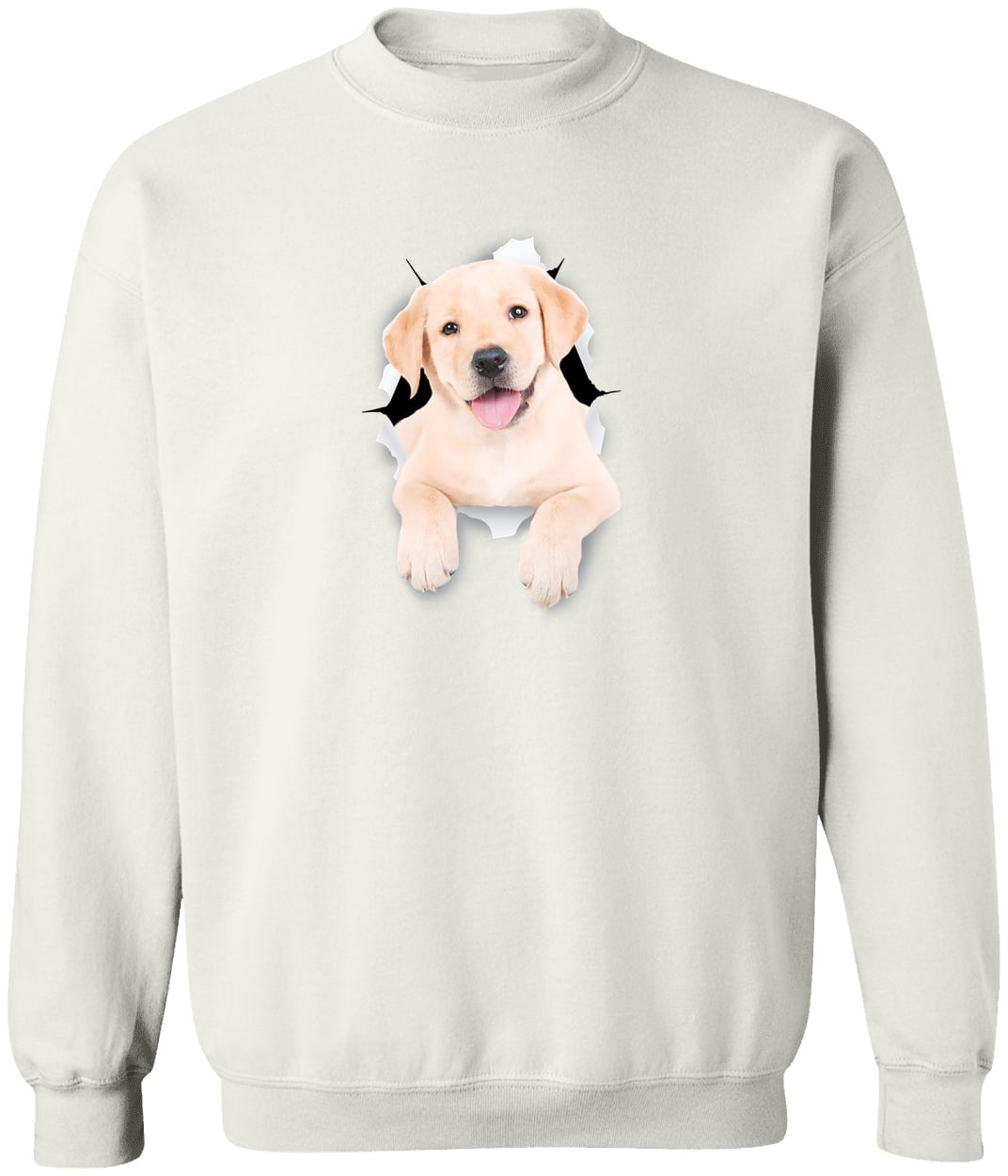 G180 Gildan Crewneck Pullover Sweatshirt - White