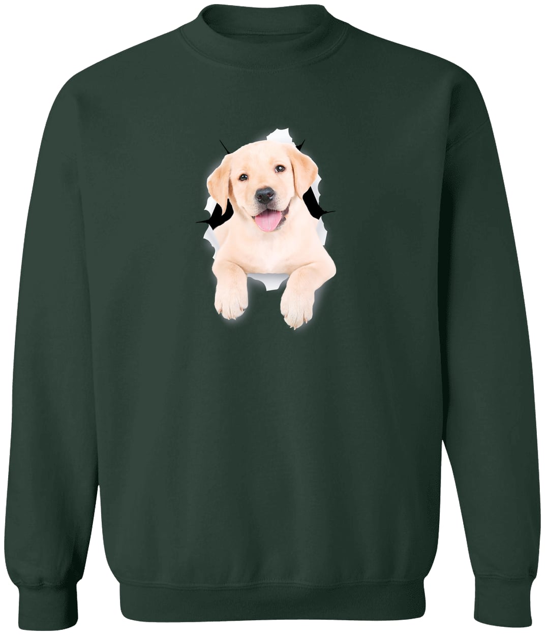 G180 Gildan Crewneck Pullover Sweatshirt - Forest Green