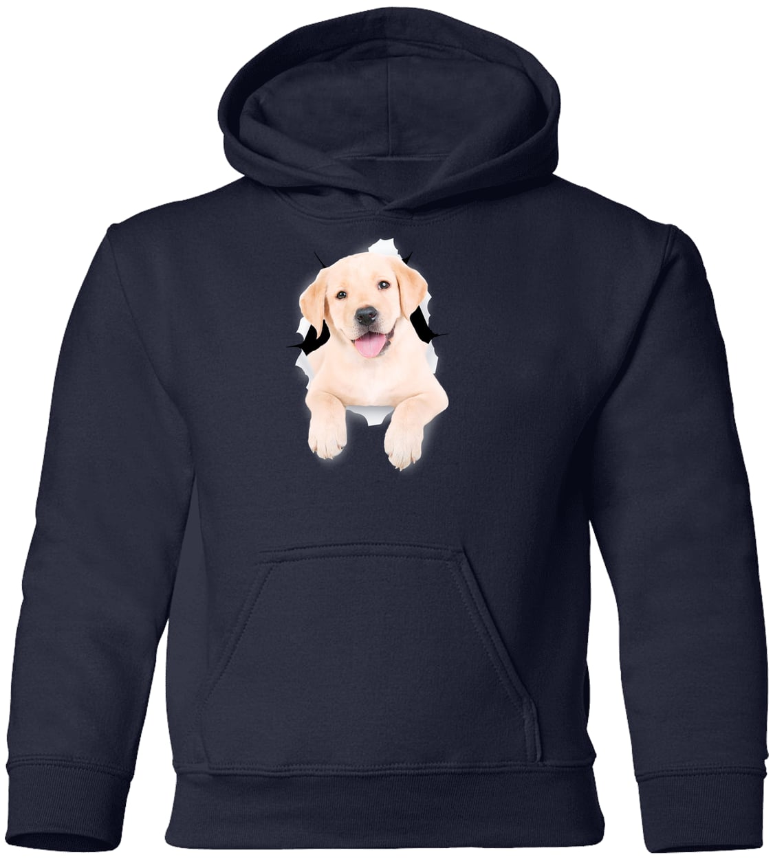 G185B Gildan Youth Pullover Hoodie - Navy