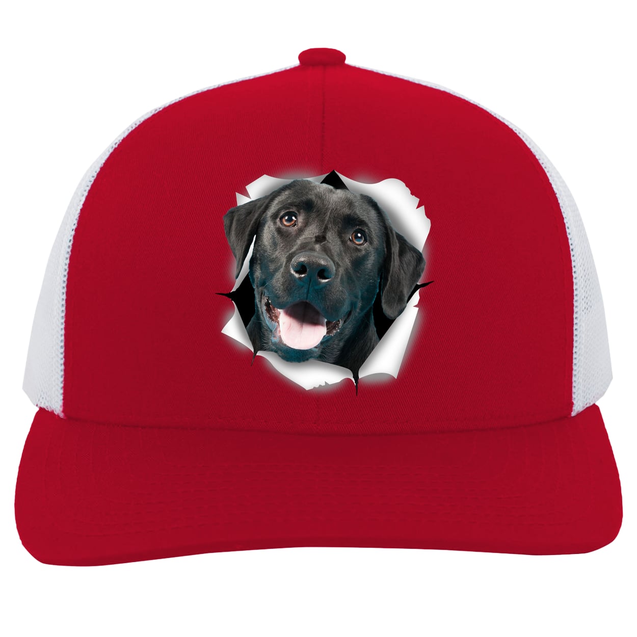 104C Trucker Snap Back - Red/White