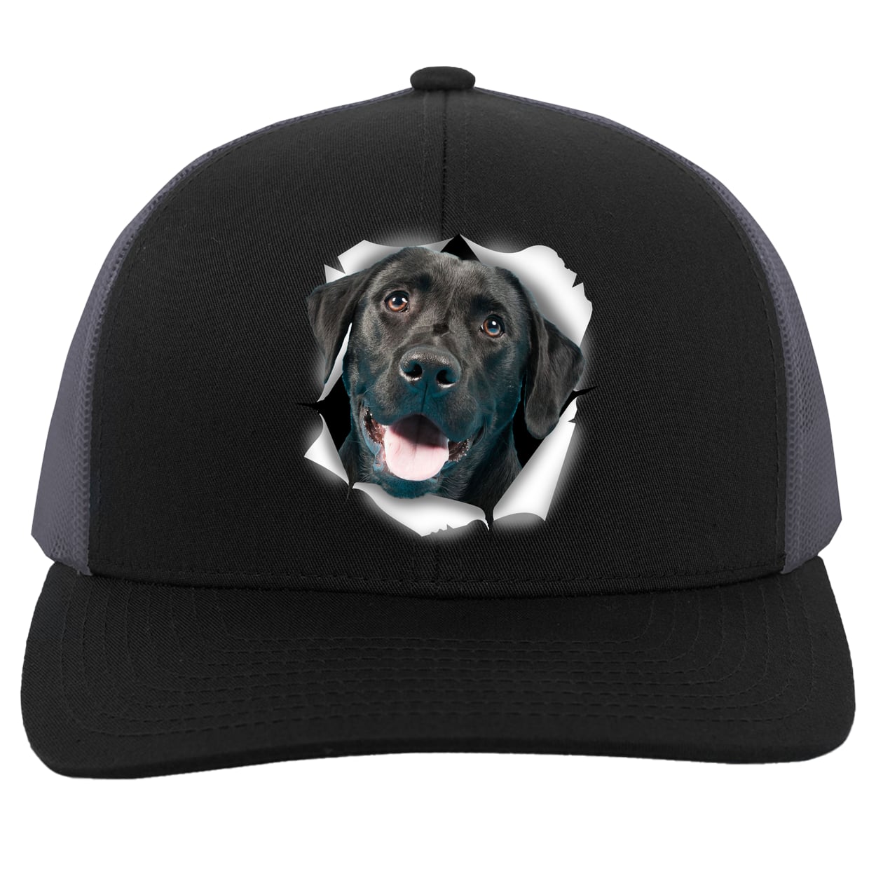 104C Trucker Snap Back - Black/Graphite