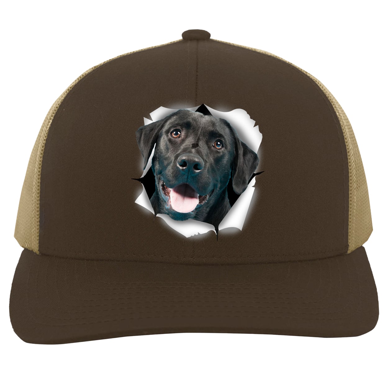 104C Trucker Snap Back - Brown/Khaki