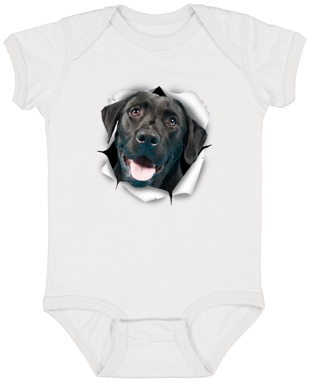 4424 Infant Fine Jersey Bodysuit - White