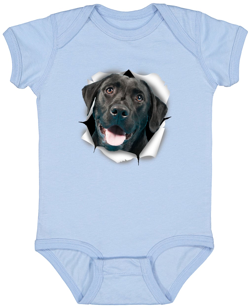 4424 Infant Fine Jersey Bodysuit - Light Blue