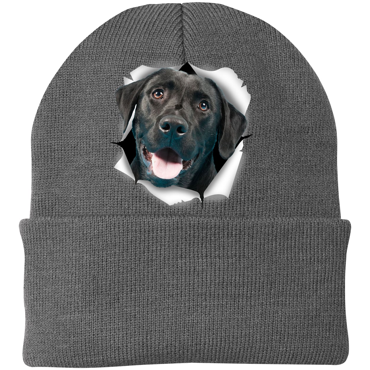 CP90 Port & Company Knit Beanie - Athletic Oxford