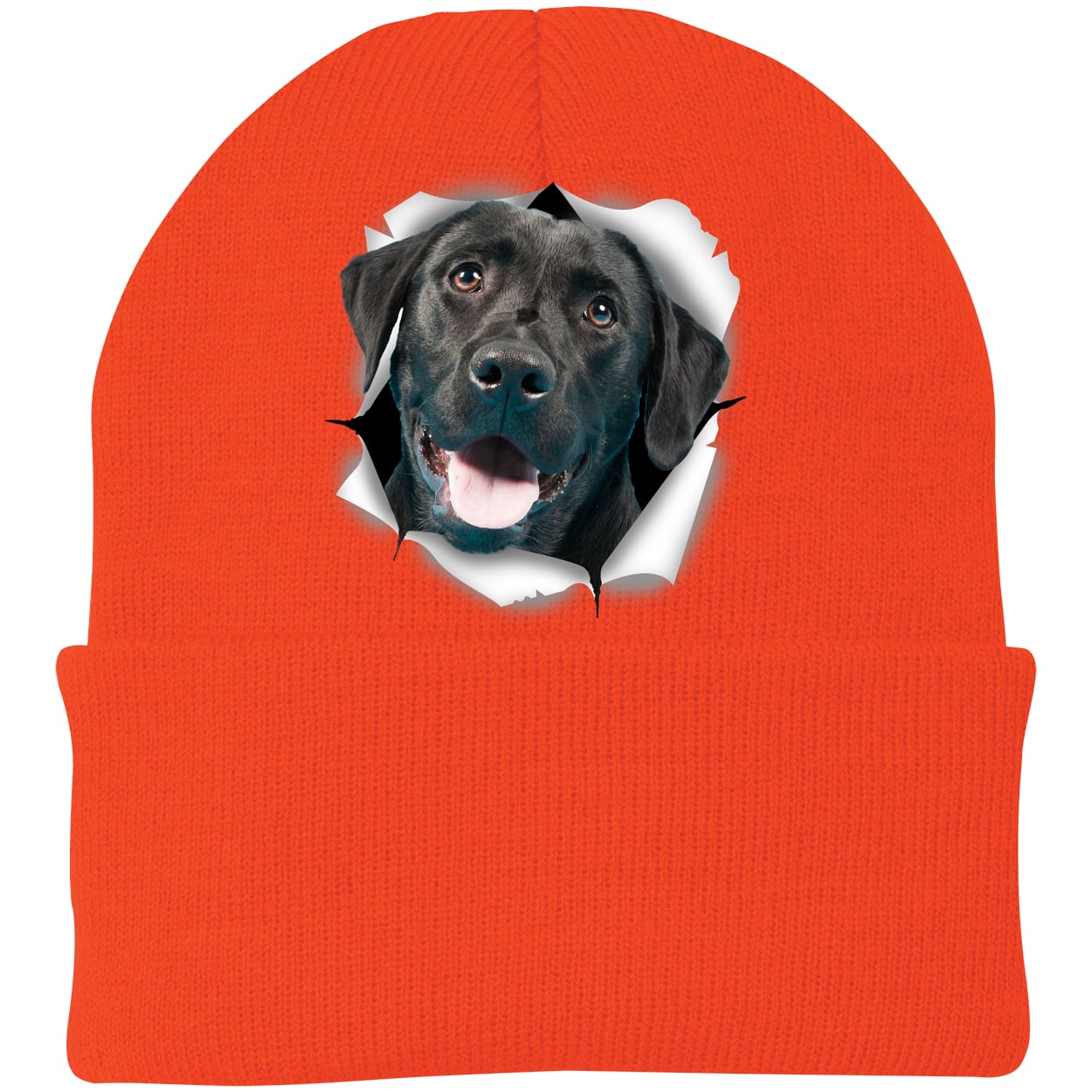 CP90 Port & Company Knit Beanie - Athletic Orange