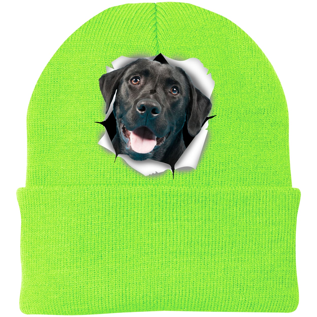 CP90 Port & Company Knit Beanie - Neon Green