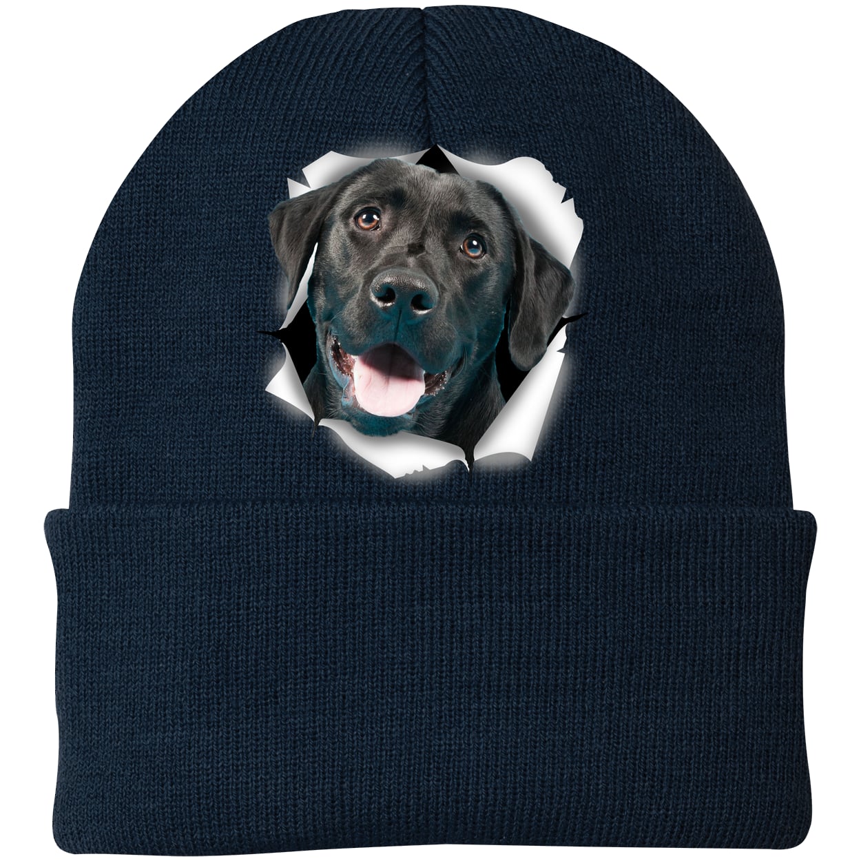 CP90 Port & Company Knit Beanie - Navy