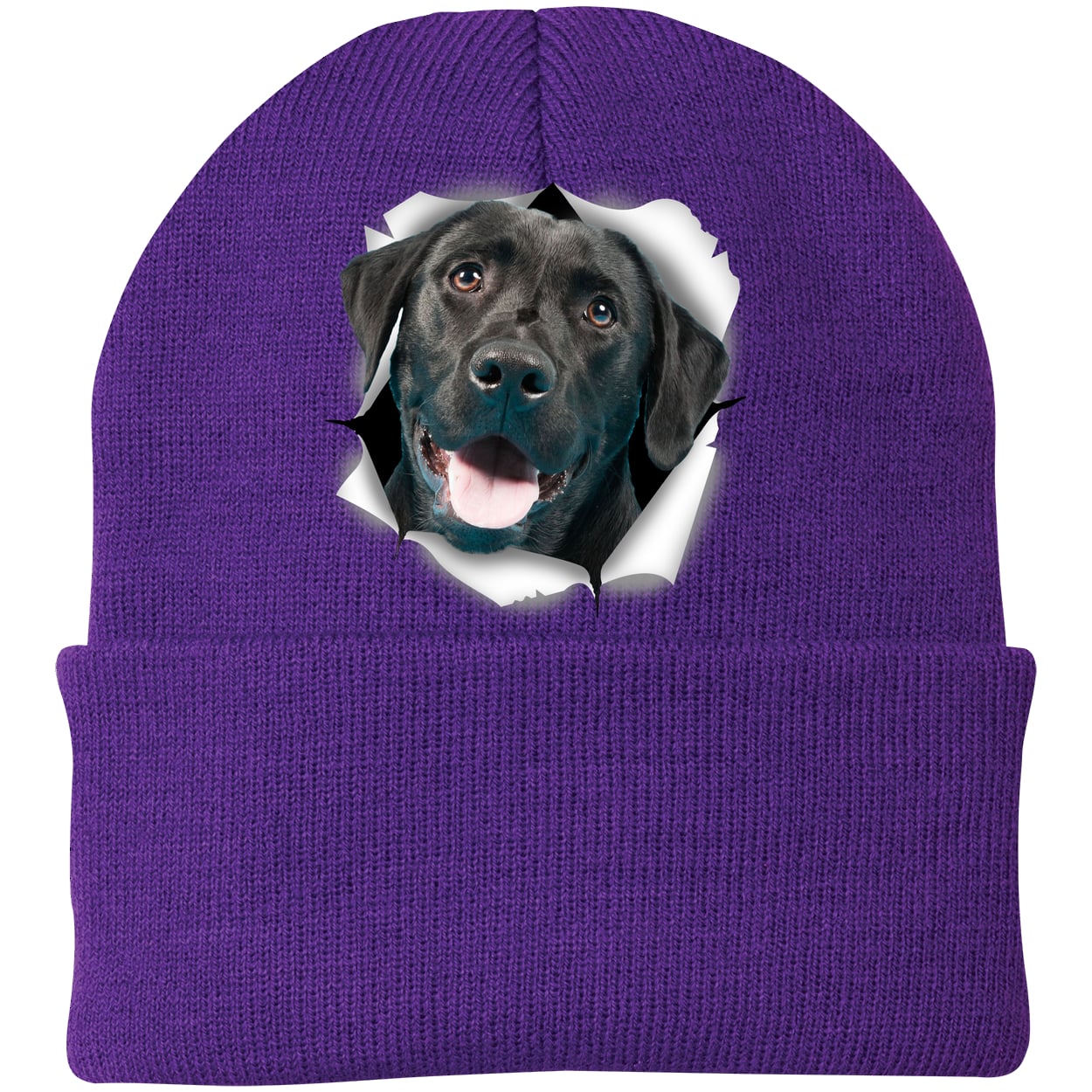 CP90 Port & Company Knit Beanie - Athletic Purple