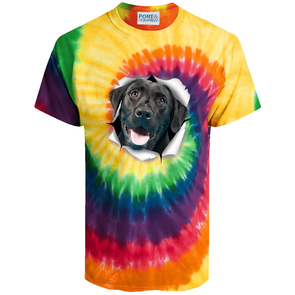 PC147 Port & Company Tie-Dye Tee - Rainbow