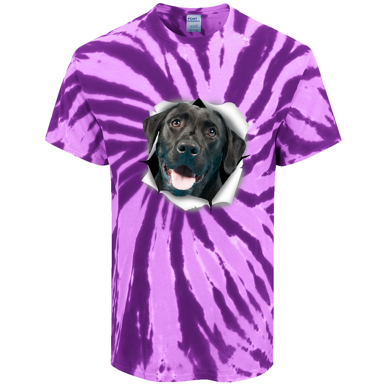 PC147 Port & Company Tie-Dye Tee - Purple