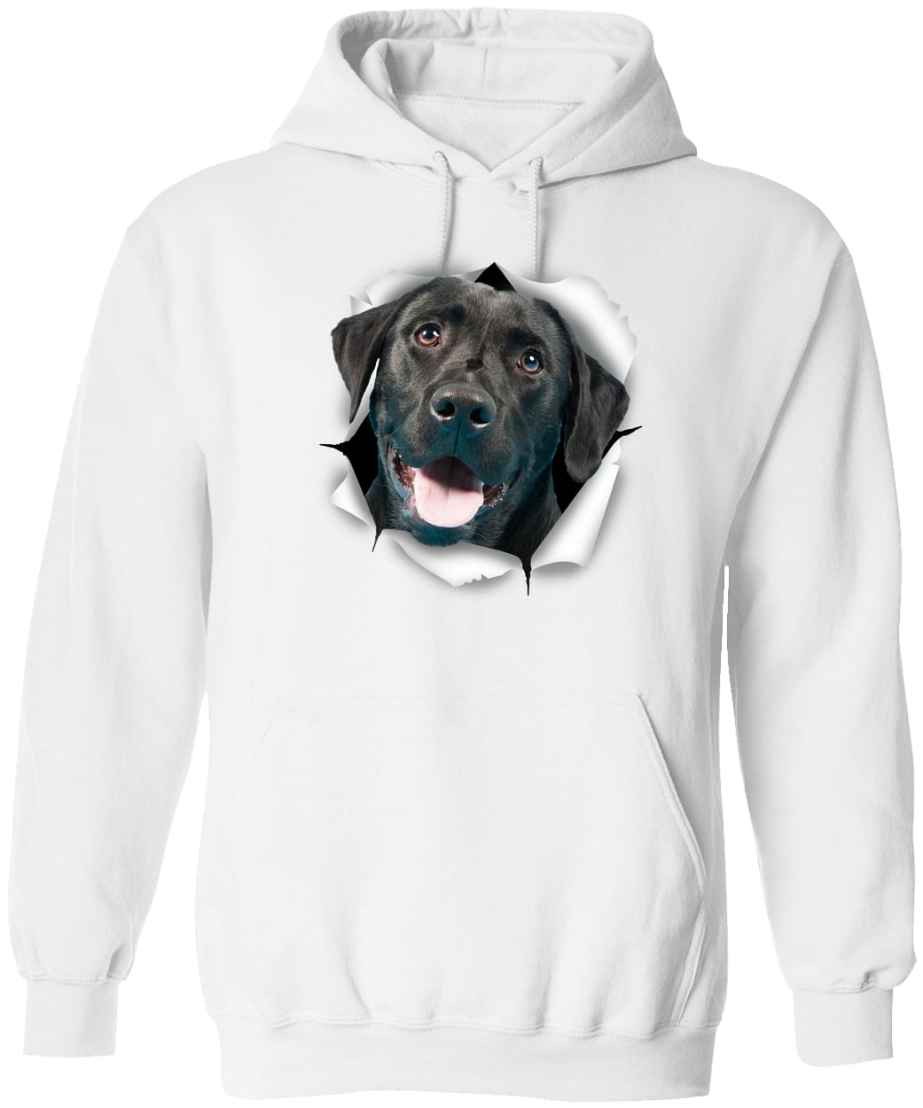 G185 Gildan Pullover Hoodie - White