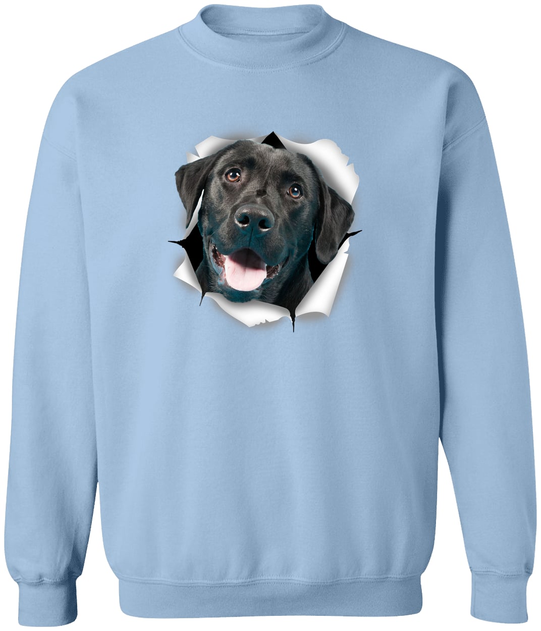 G180 Gildan Crewneck Pullover Sweatshirt - Light Blue