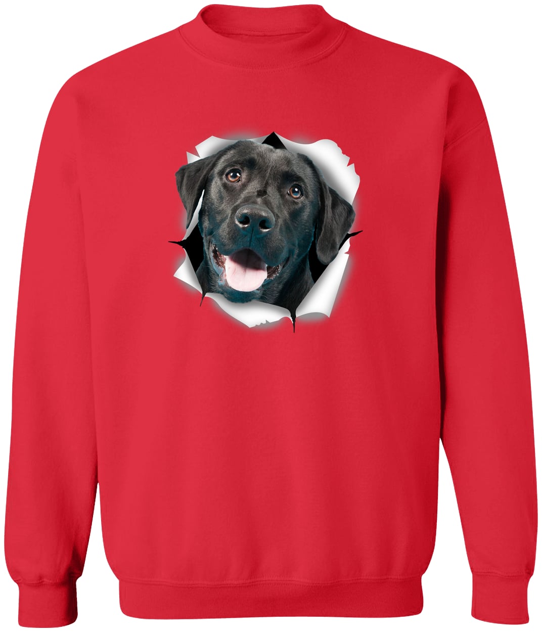 G180 Gildan Crewneck Pullover Sweatshirt - Red