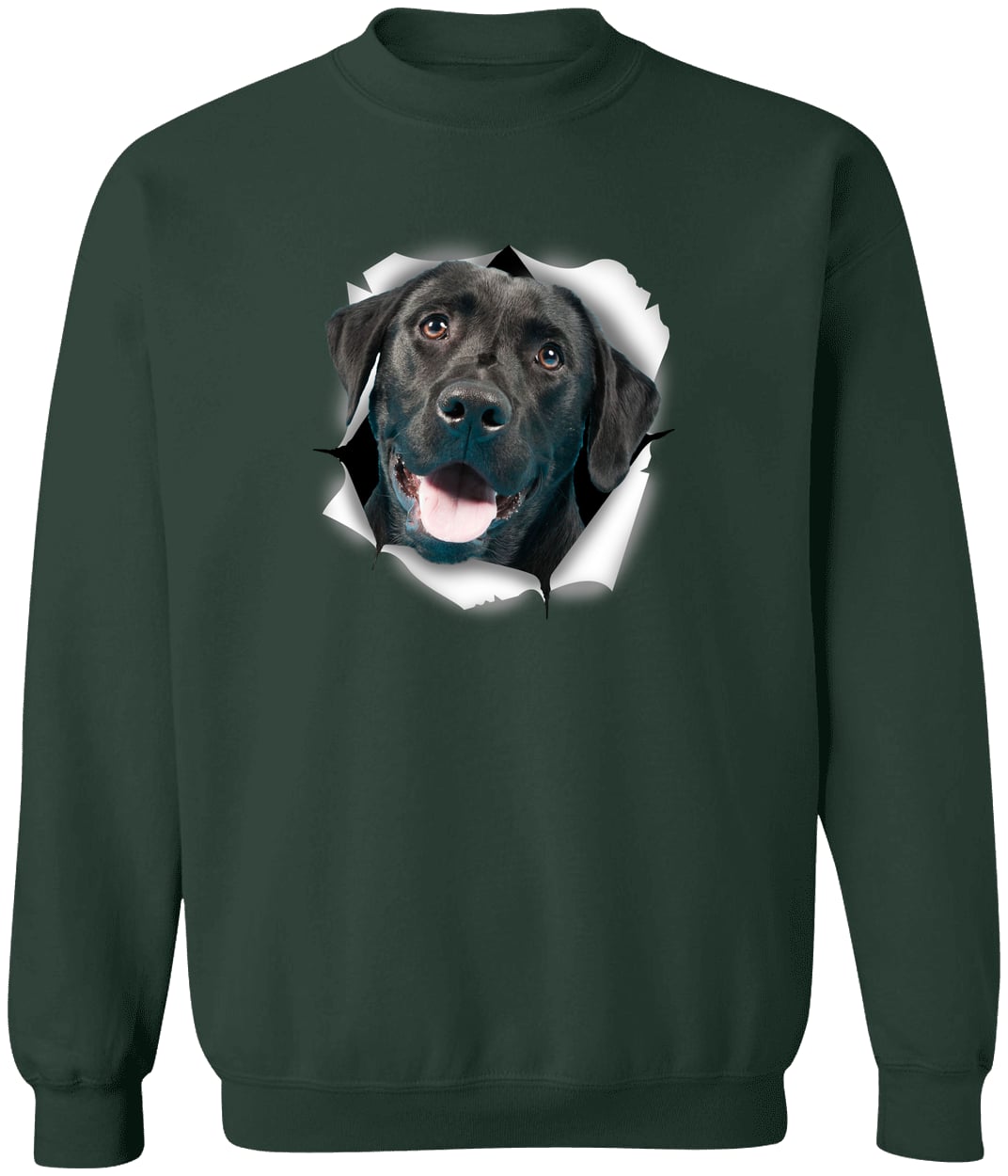 G180 Gildan Crewneck Pullover Sweatshirt - Forest Green