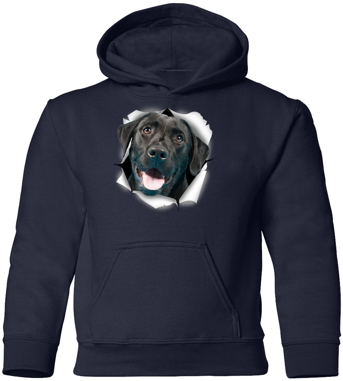 G185B Gildan Youth Pullover Hoodie - Navy