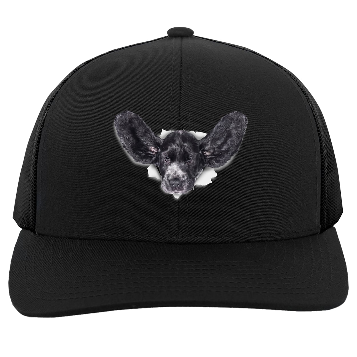 104C Trucker Snap Back - Black