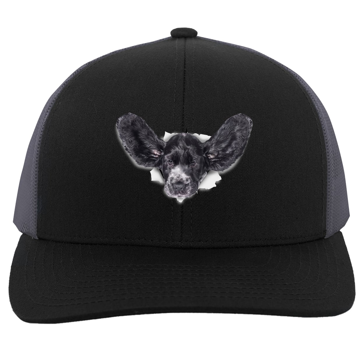 104C Trucker Snap Back - Black/Graphite