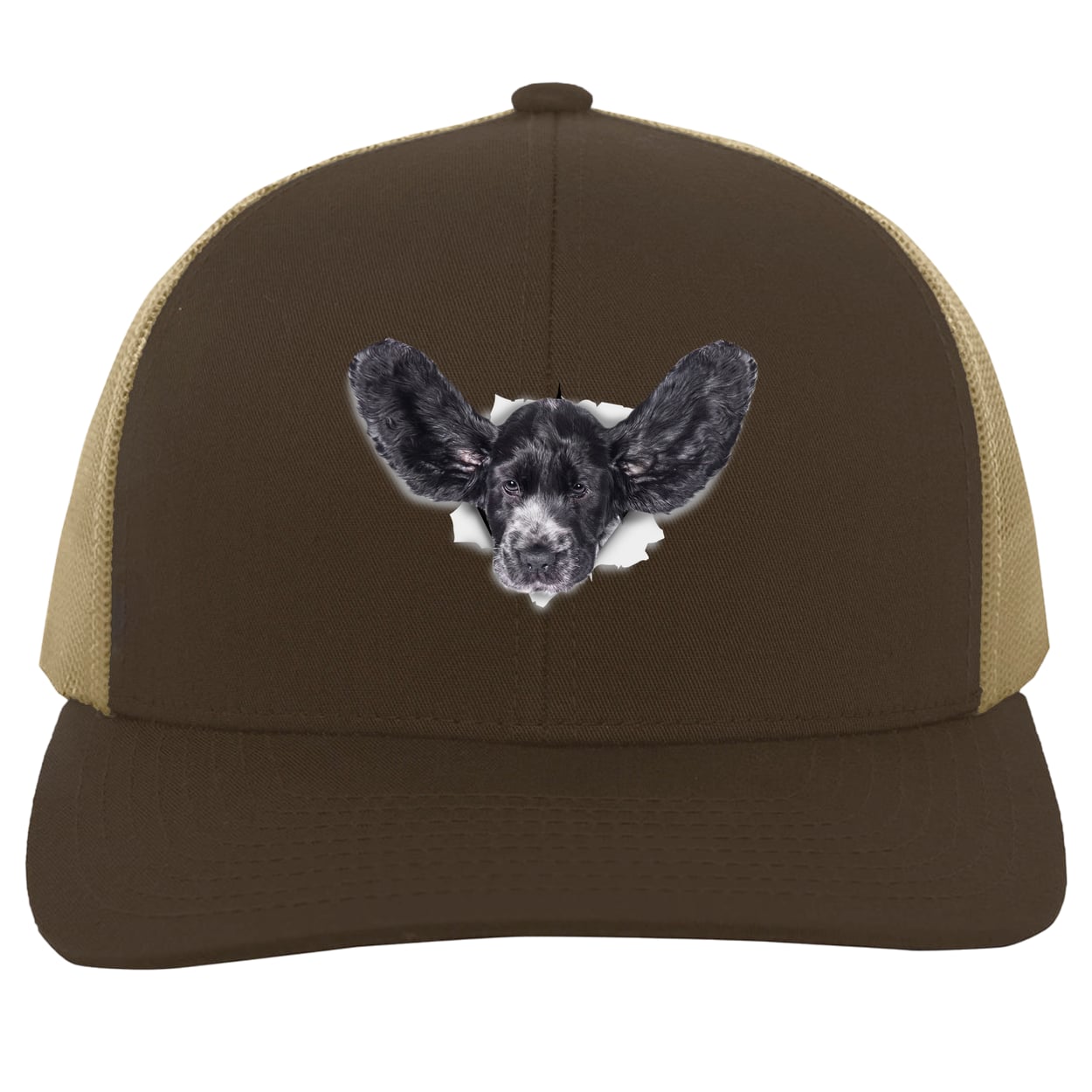 104C Trucker Snap Back - Brown/Khaki