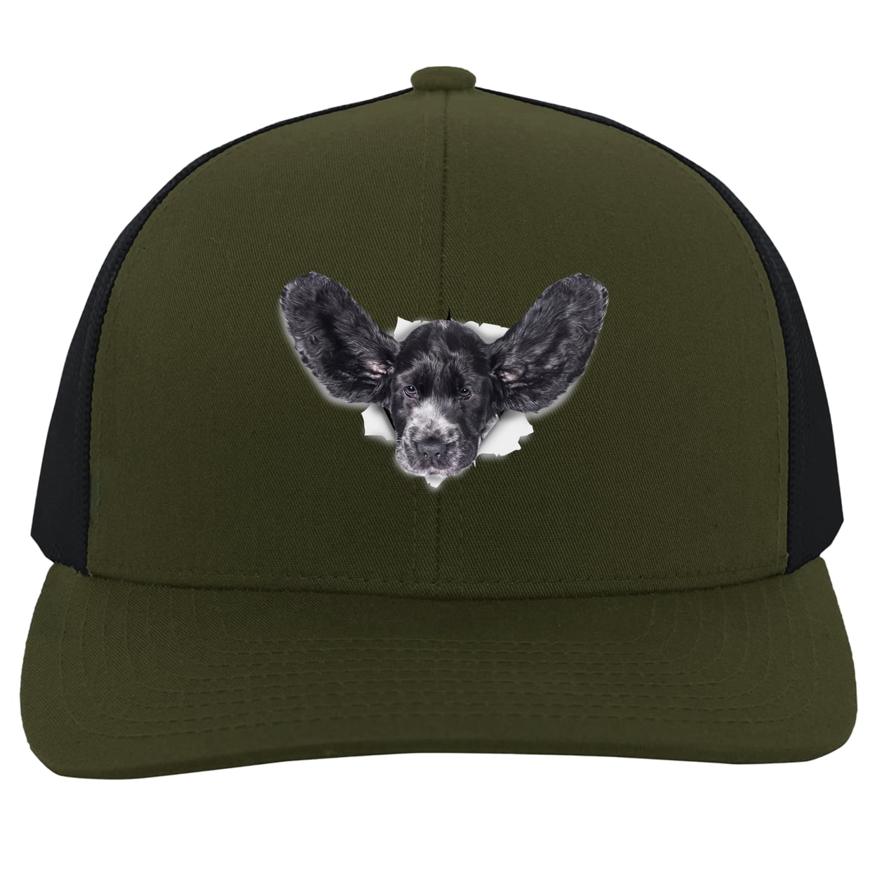 104C Trucker Snap Back - Moss/Charcoal