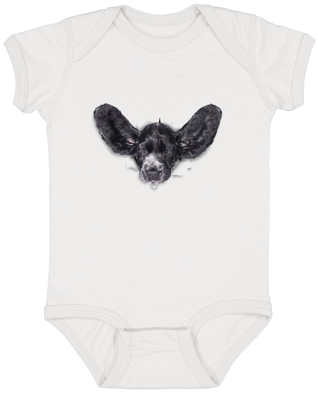 4424 Infant Fine Jersey Bodysuit - White