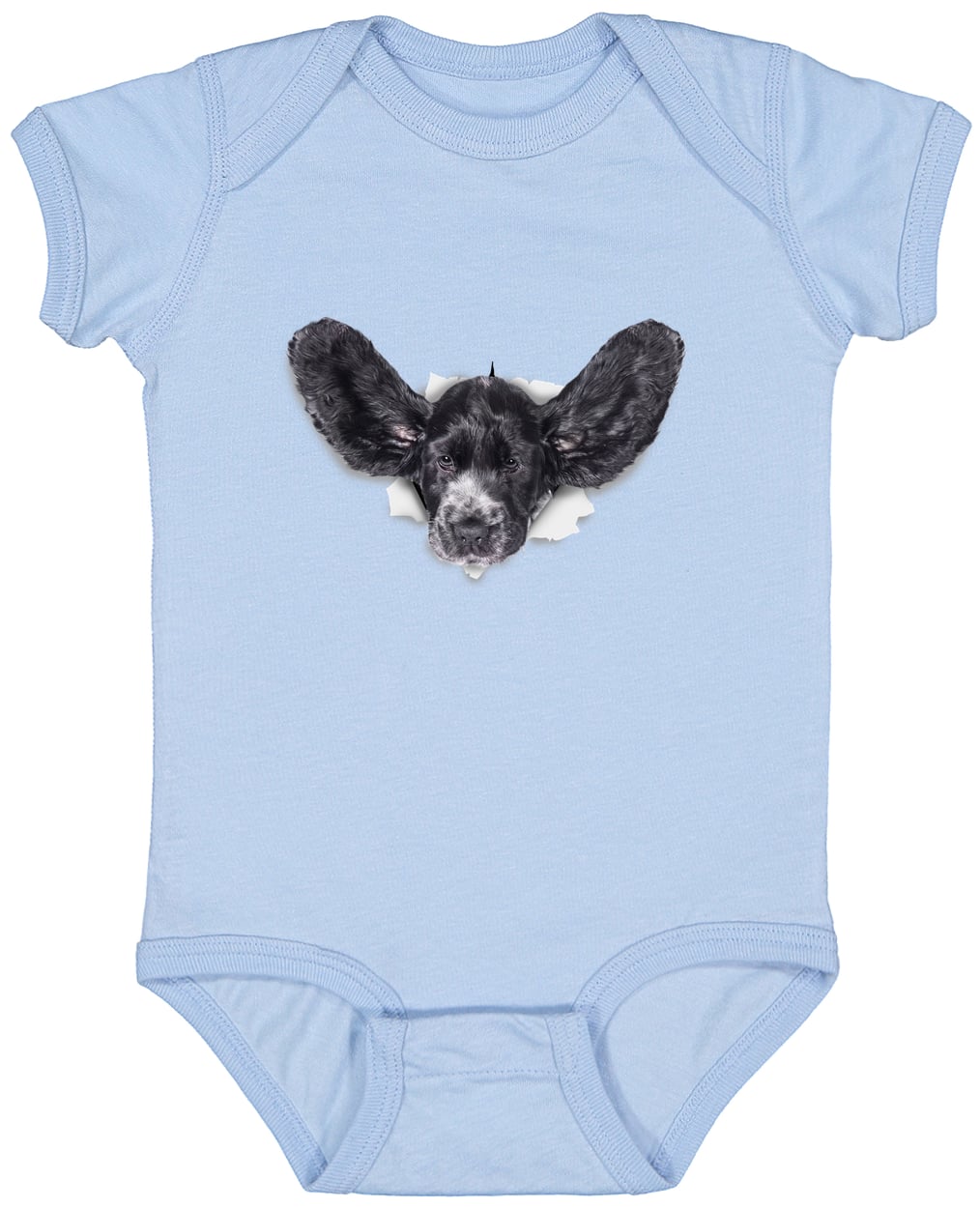 4424 Infant Fine Jersey Bodysuit - Light Blue