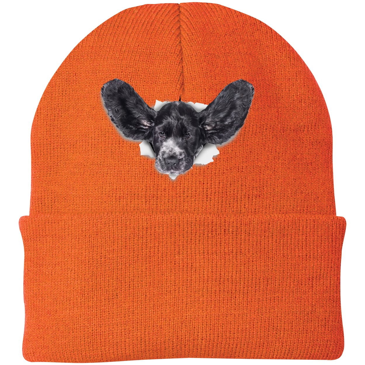 CP90 Port & Company Knit Beanie - Neon Orange