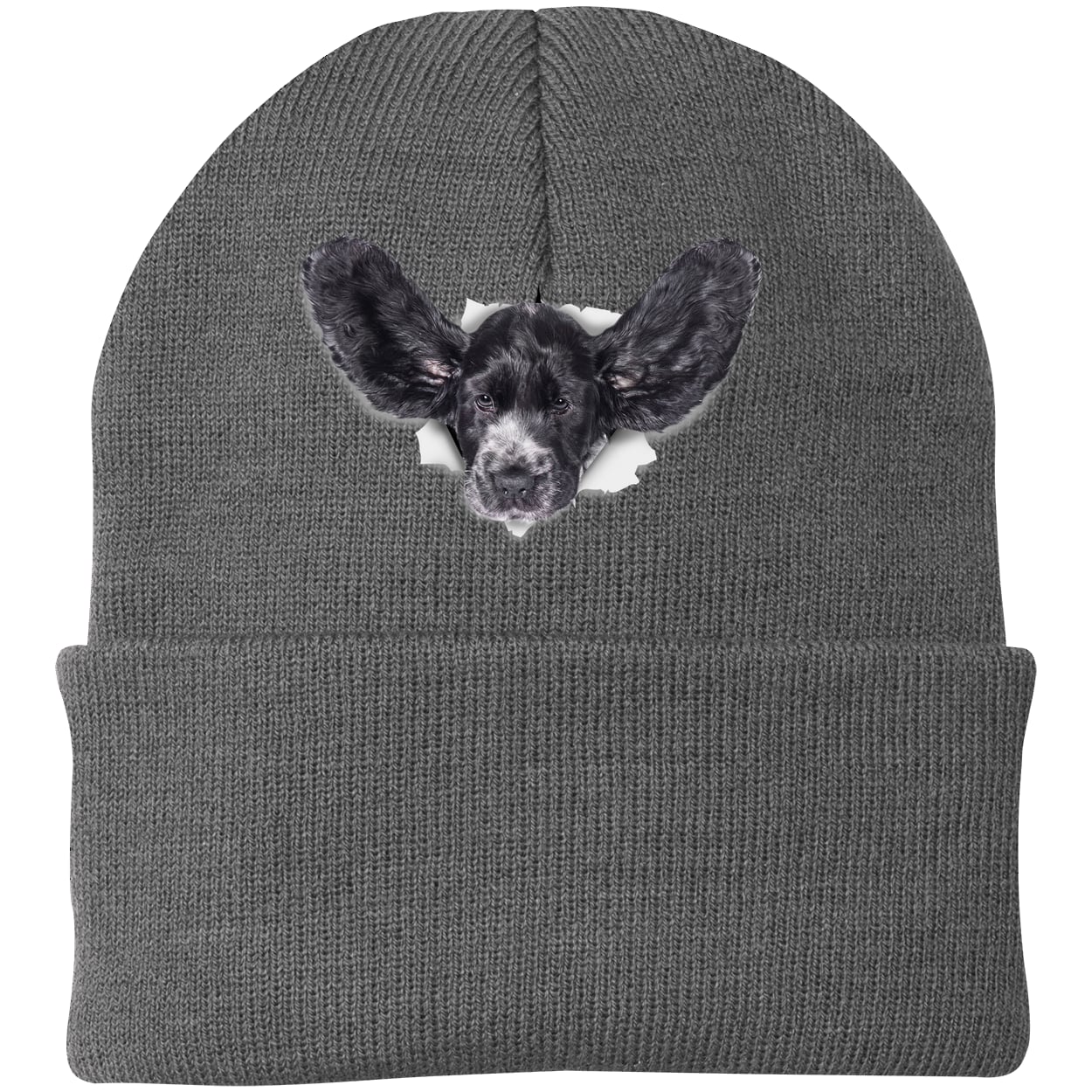 CP90 Port & Company Knit Beanie - Athletic Oxford