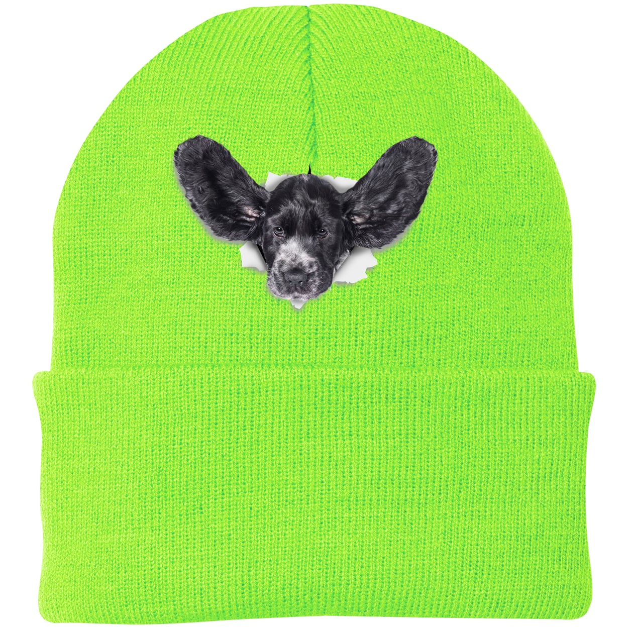 CP90 Port & Company Knit Beanie - Neon Green