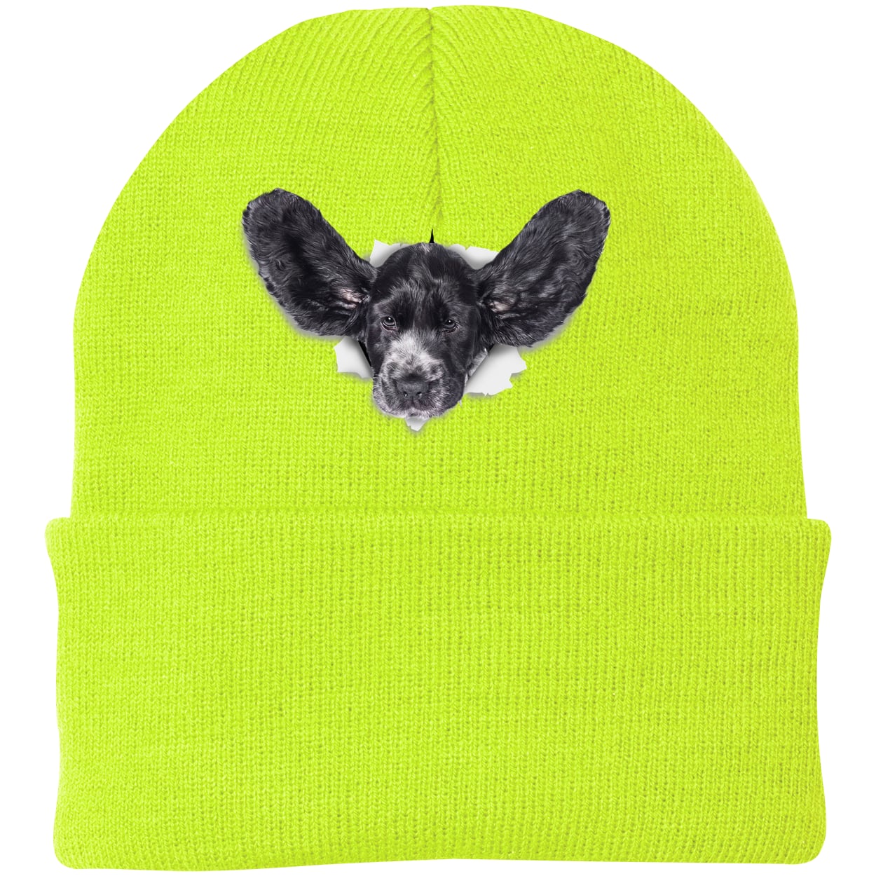 CP90 Port & Company Knit Beanie - Neon Yellow
