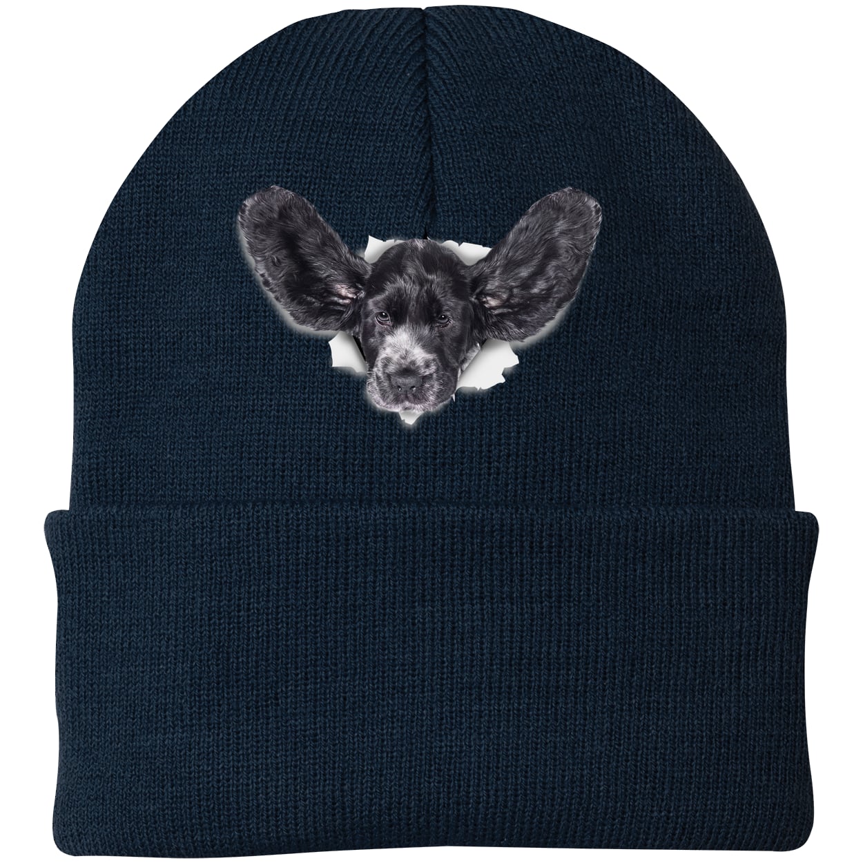 CP90 Port & Company Knit Beanie - Navy