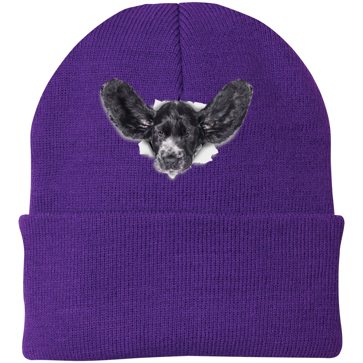 CP90 Port & Company Knit Beanie - Athletic Purple