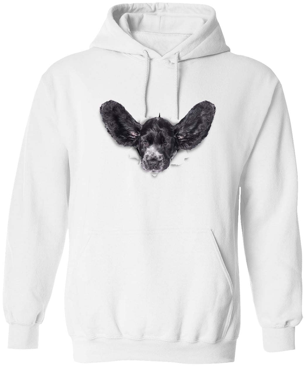 G185 Gildan Pullover Hoodie - White