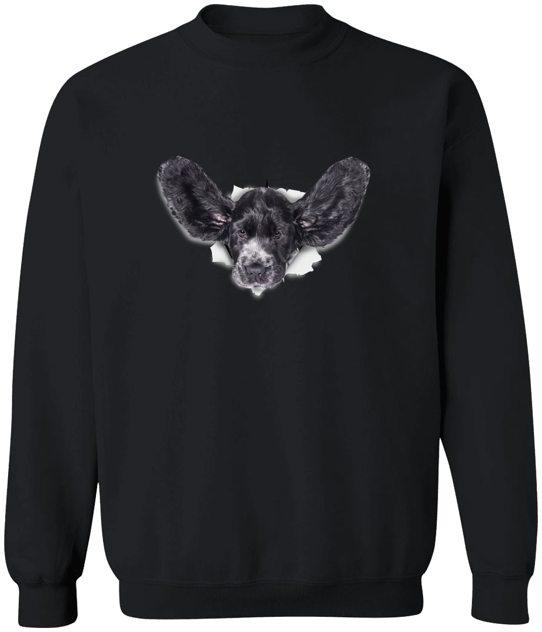 G180 Gildan Crewneck Pullover Sweatshirt - Black